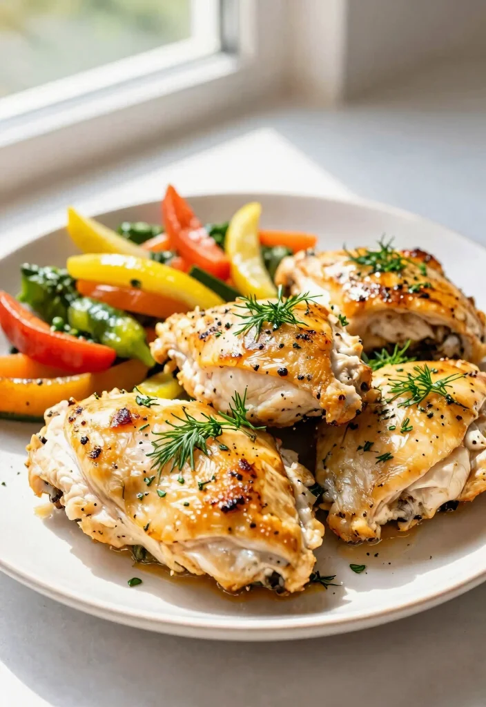 16 Mediterranean Chicken Thigh Recipes Juicy and Easy - 15. Lemon Dill Chicken Thighs 1