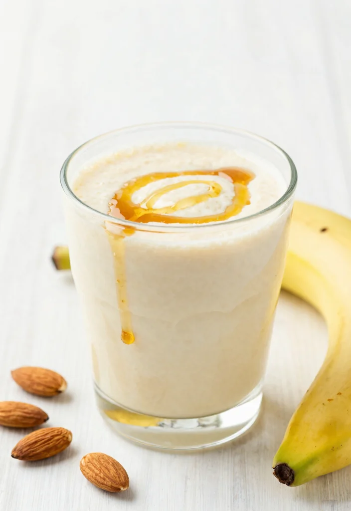 16 Mediterranean Diet Breakfast Recipes for Beginners - 15. Almond and Honey Smoothie 1