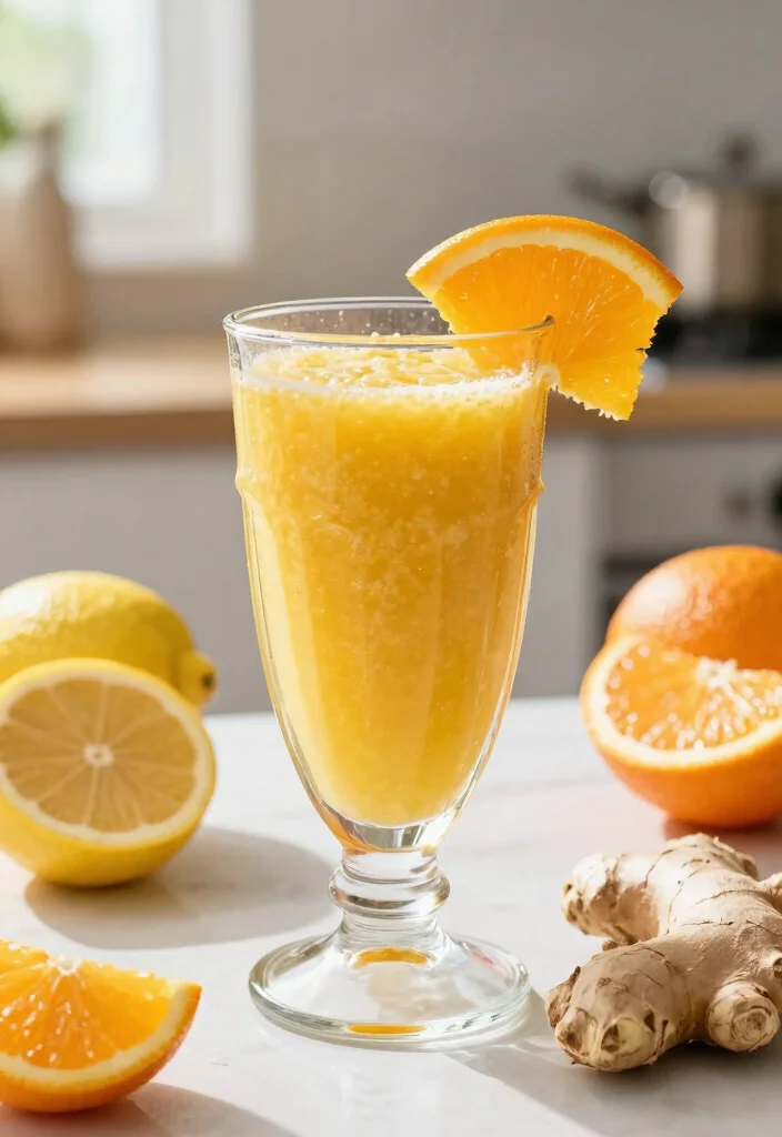 16 Mediterranean Diet Breakfast Recipes for Beginners - 3. Citrus and Ginger Energizer Smoothie 1