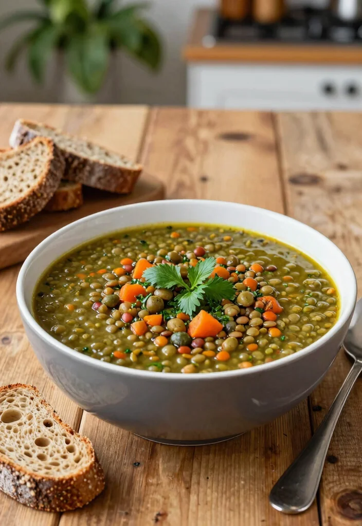 16 Mediterranean Diet Crock Pot Soup Recipes - 1. Classic Mediterranean Lentil Soup 1