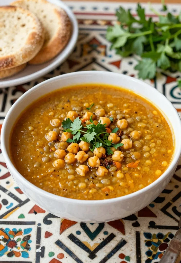 16 Mediterranean Diet Crock Pot Soup Recipes - 10. Harira Soup 1