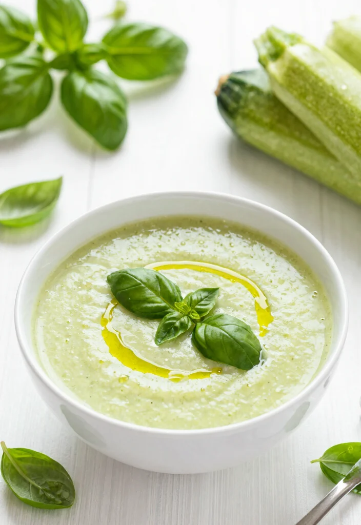 16 Mediterranean Diet Crock Pot Soup Recipes - 12. Zucchini and Basil Soup 1