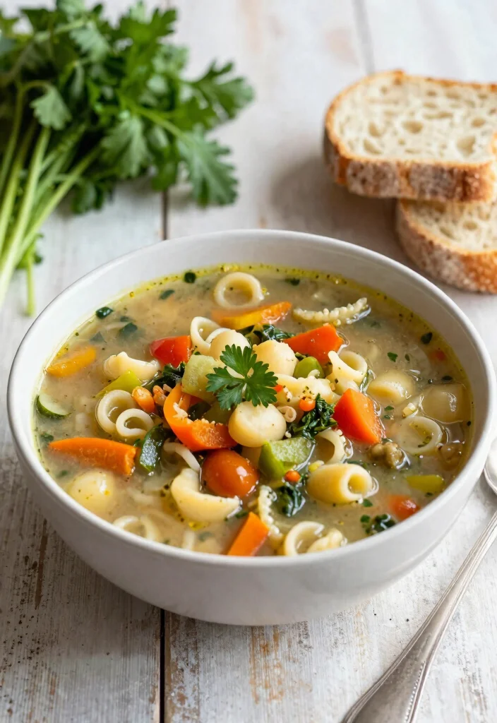 16 Mediterranean Diet Crock Pot Soup Recipes - 13. Classic Minestrone Soup 1