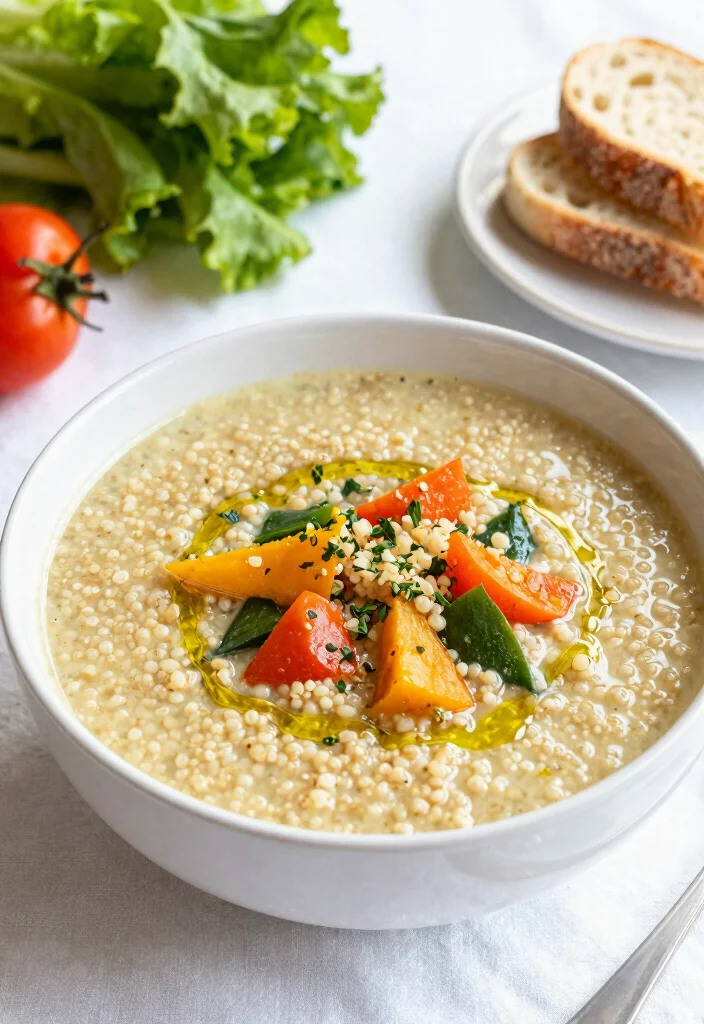 16 Mediterranean Diet Crock Pot Soup Recipes - 8. Mediterranean Quinoa Soup 1