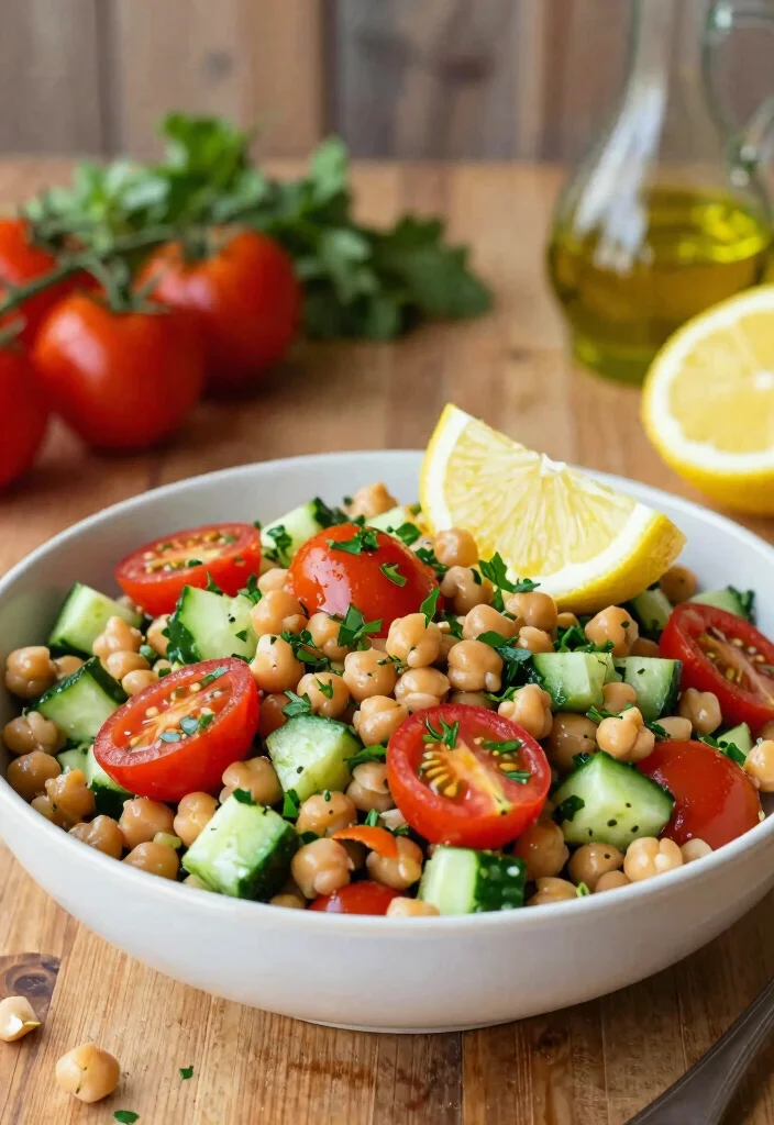 16 Mediterranean Diet Meal Plan Recipes for Beginners - 1. Mediterranean Chickpea Salad 1
