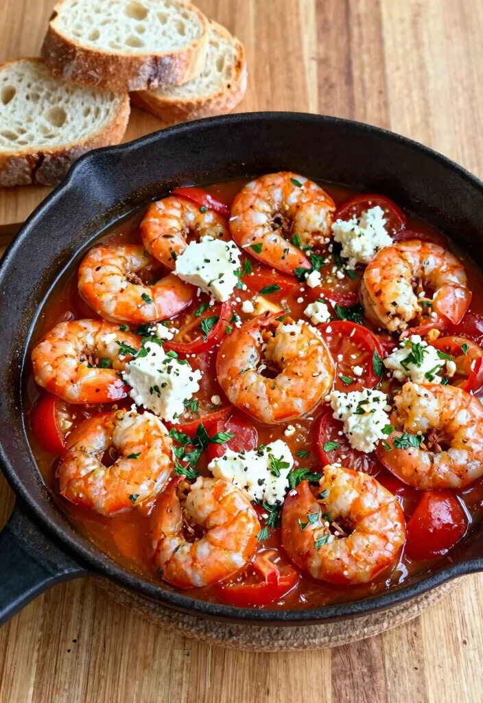 16 Mediterranean Diet Meal Plan Recipes for Beginners - 12. Shrimp Saganaki 1