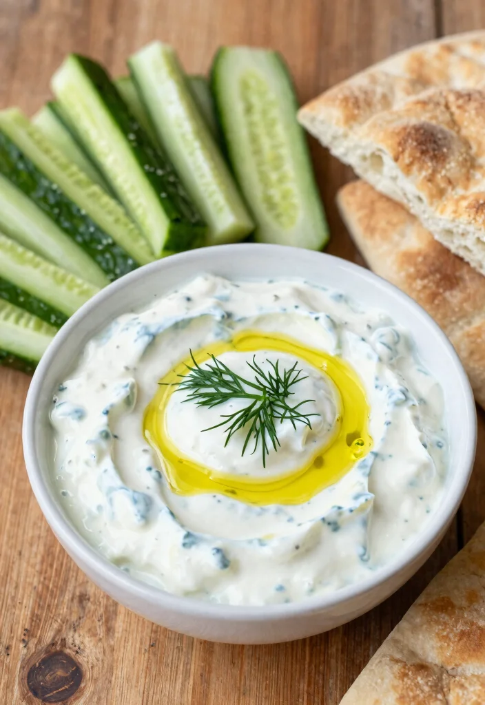 16 Mediterranean Diet Meal Plan Recipes for Beginners - 16. Tzatziki Sauce 1