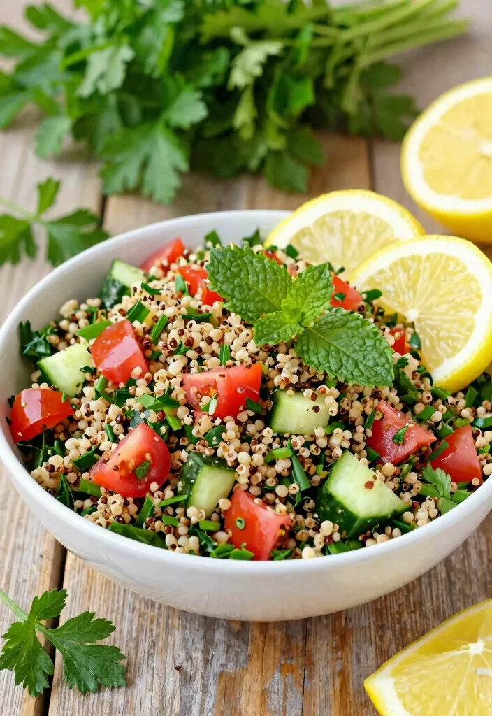 16 Mediterranean Diet Meal Plan Recipes for Beginners - 3. Quinoa Tabbouleh 1