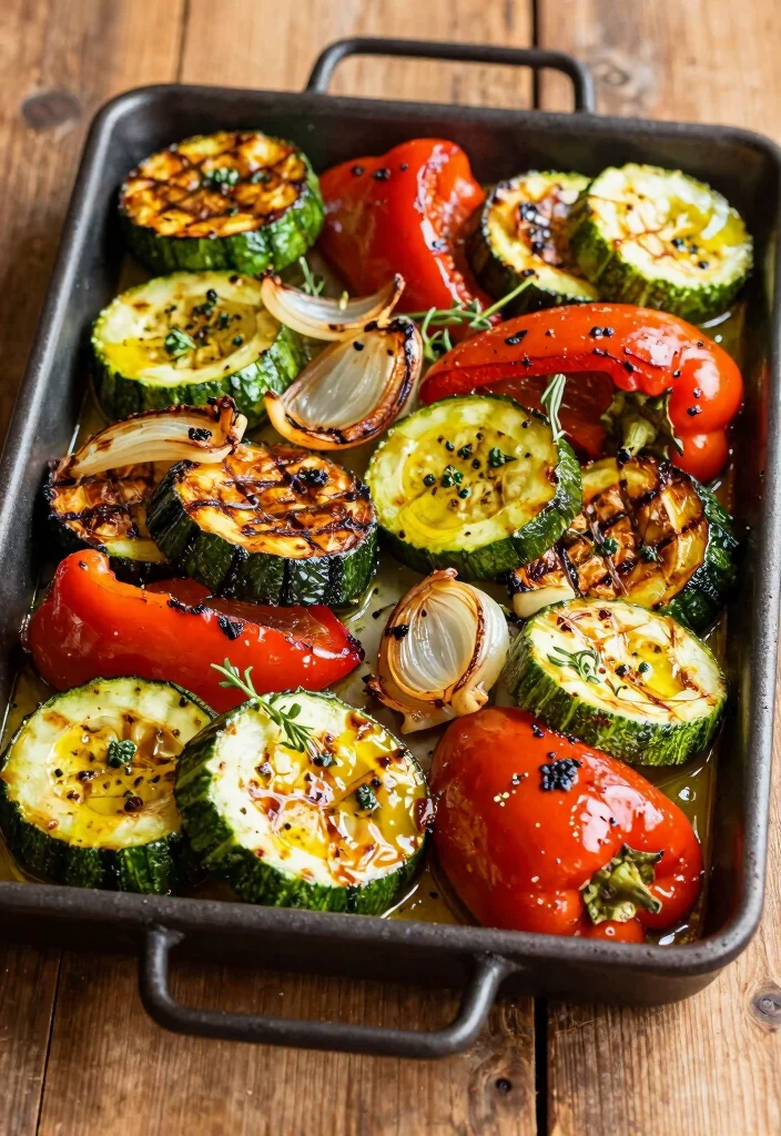 16 Mediterranean Diet Meal Plan Recipes for Beginners - 8. Olive Oil & Herb Roasted Vegetables 1