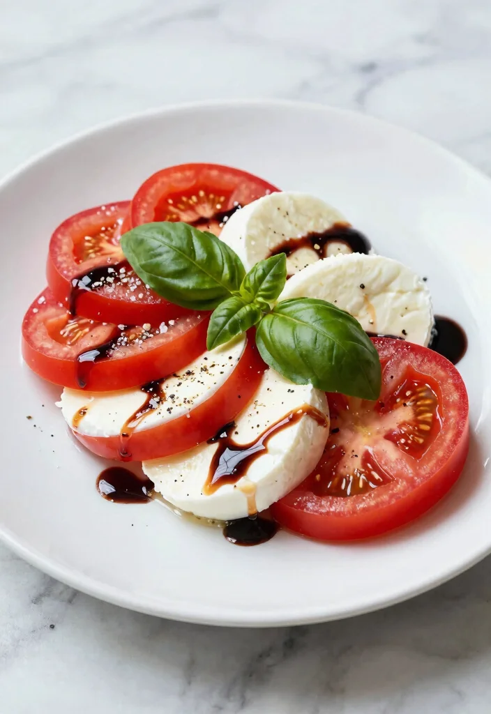 16 Mediterranean Diet Meal Plan Recipes for Beginners - 9. Caprese Salad with Balsamic Reduction 1