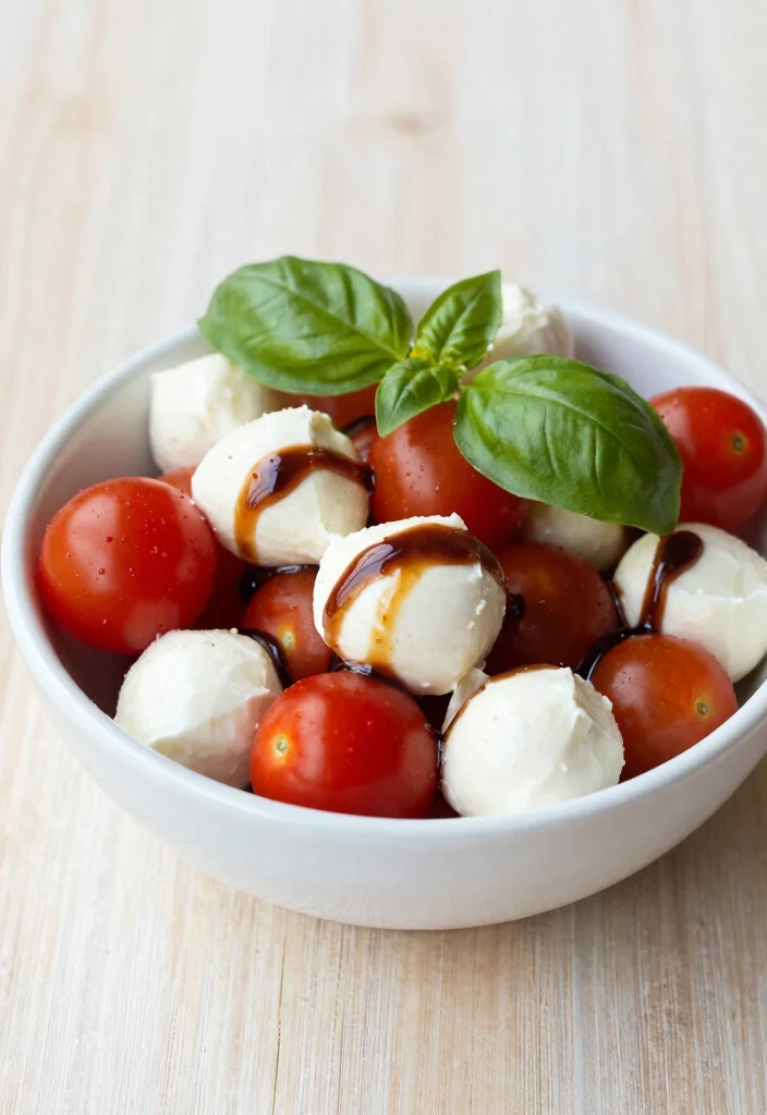16 Mediterranean Diet Snacks for On-the-Go - 9. Cherry Tomatoes with Mozzarella Balls 1