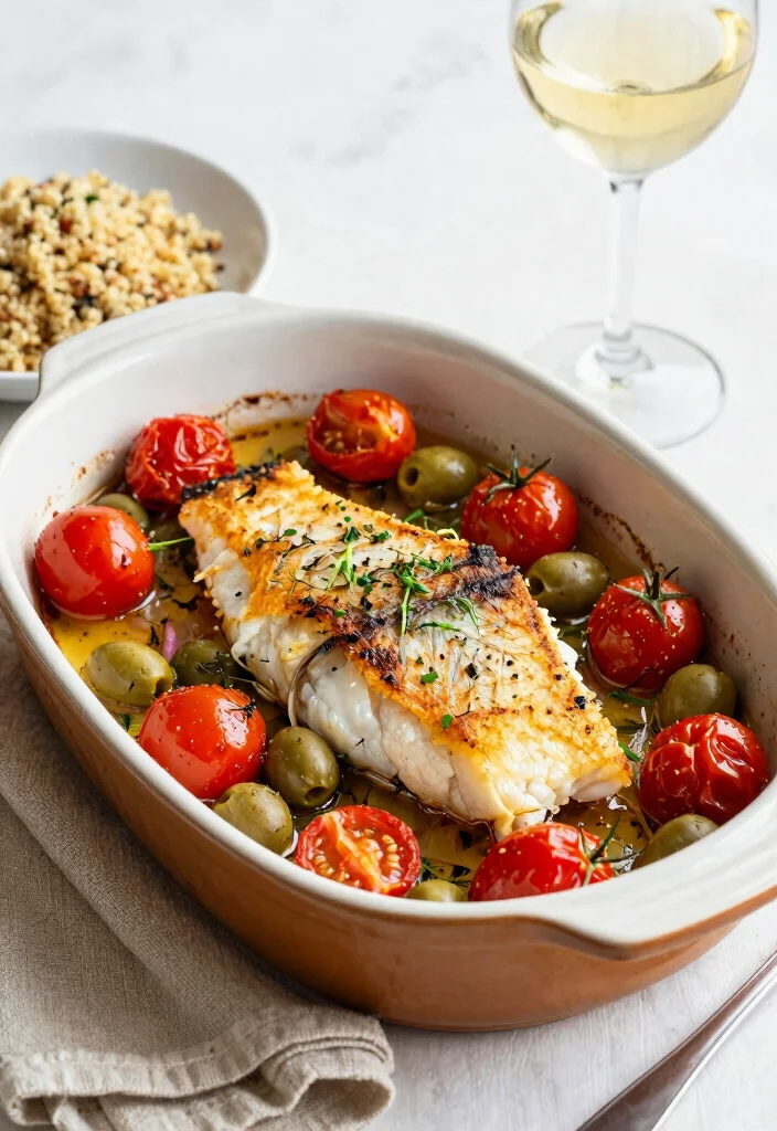 16 Mediterranean Fish Dishes That Are Light and Flavorful - 2. Mediterranean Baked Cod 1
