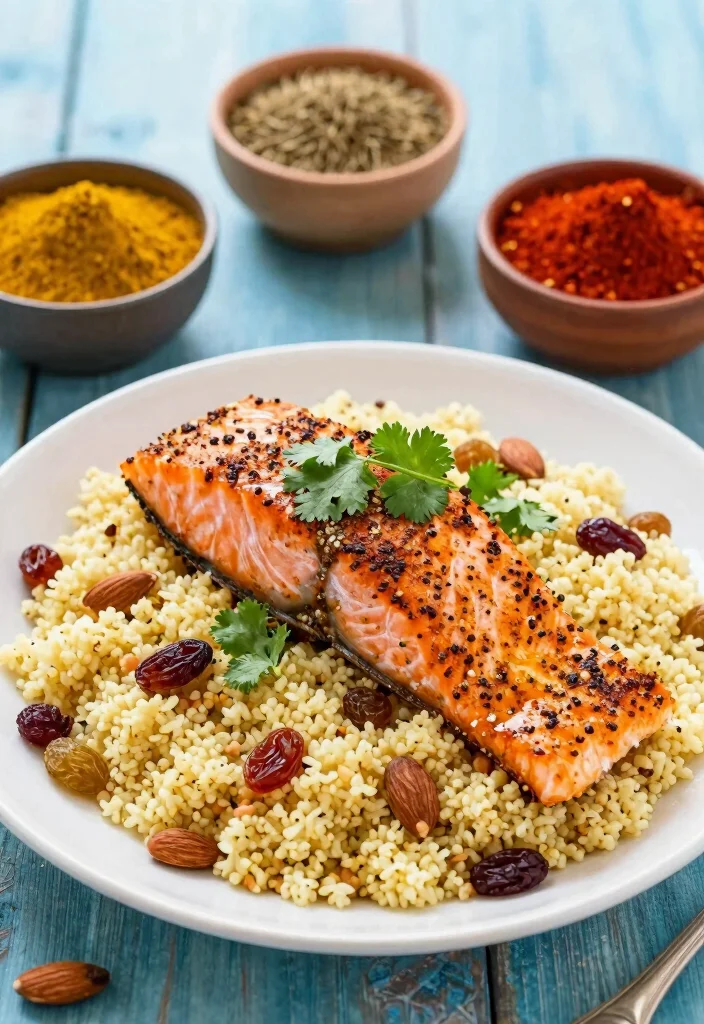 16 Mediterranean Fish Dishes That Are Light and Flavorful - 3. Moroccan Spiced Salmon 1