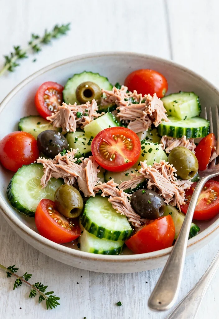 16 Mediterranean Fish Dishes That Are Light and Flavorful - 5. Mediterranean Tuna Salad 1