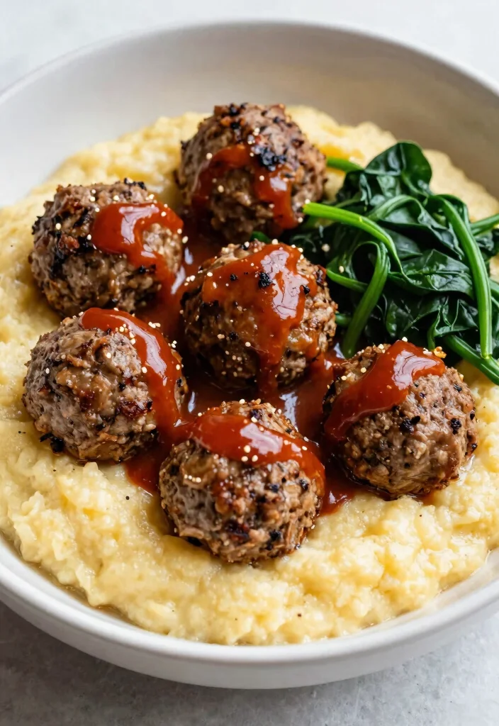 16 Mediterranean Meatball Bowl Recipes Everyone Loves - 15. Breakfast Meatball Bowl 1