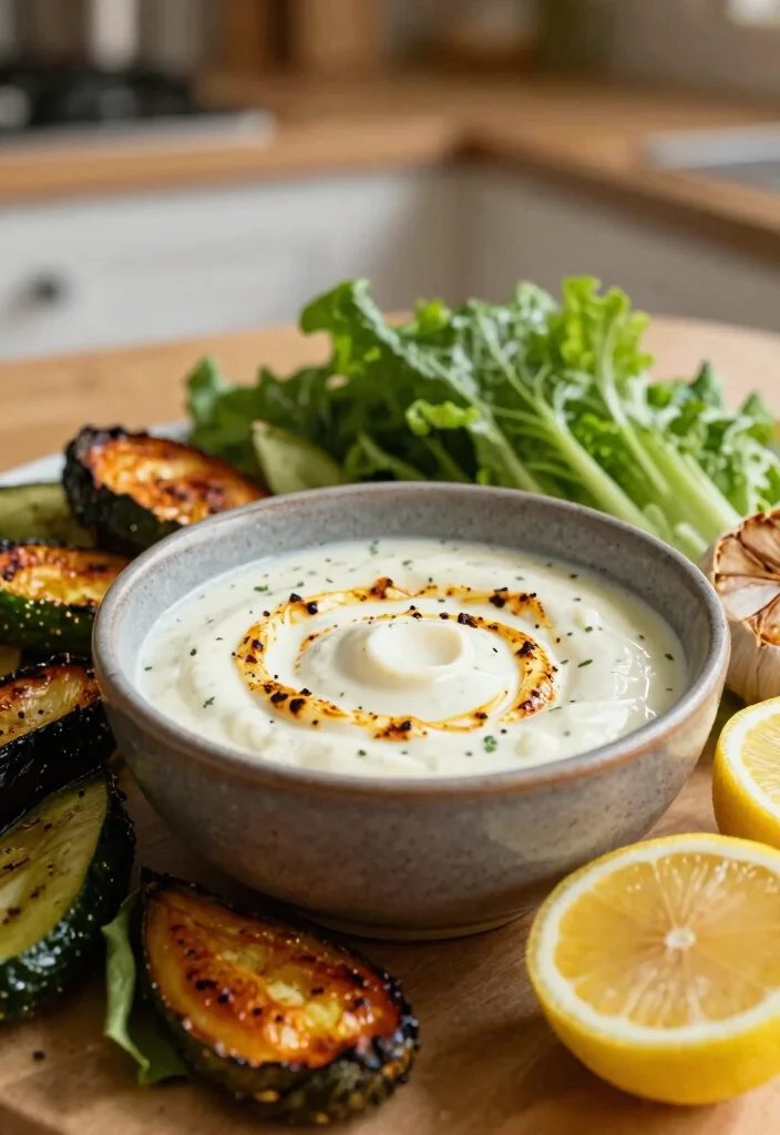 16 Mediterranean Salad Dressing Recipes Made at Home - 11. Roasted Garlic Dressing 1