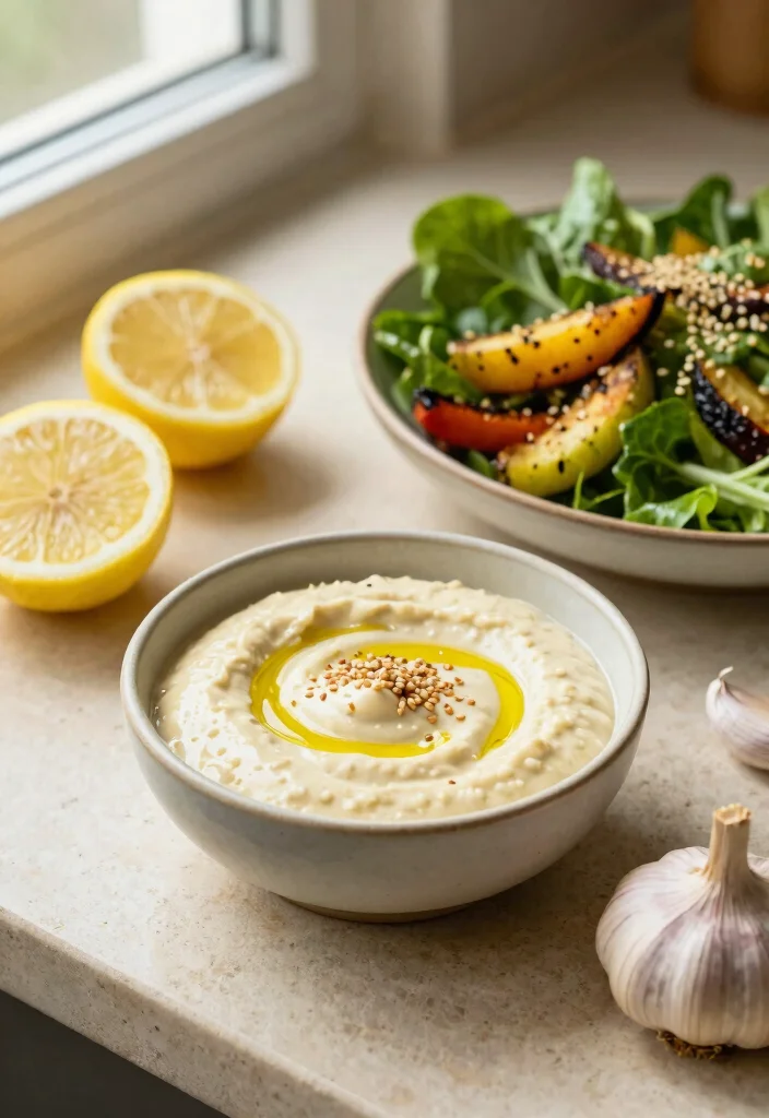16 Mediterranean Salad Dressing Recipes Made at Home - 2. Creamy Tahini Dressing 1