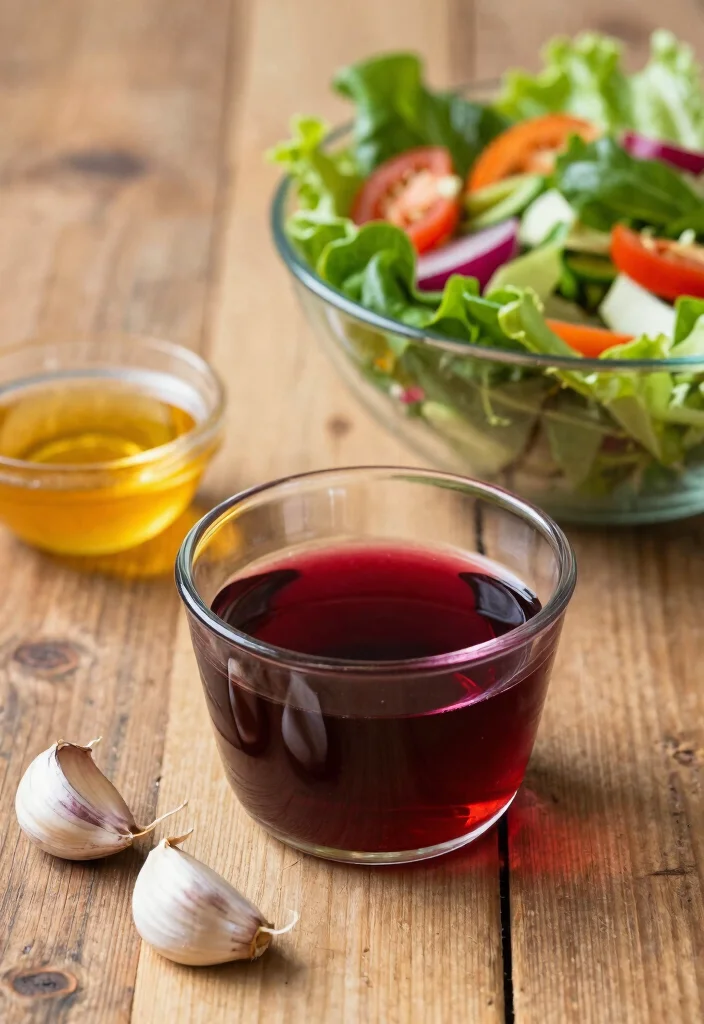 16 Mediterranean Salad Dressing Recipes Made at Home - 4. Red Wine & Garlic Vinaigrette 1