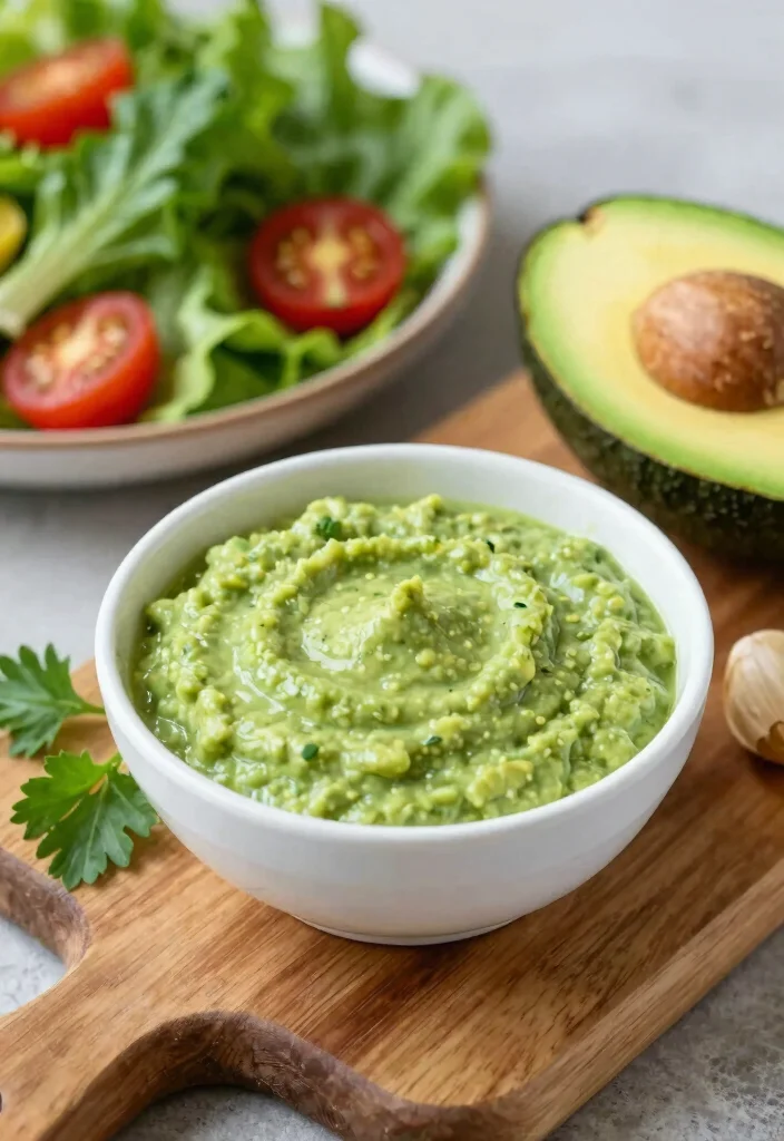 16 Mediterranean Salad Dressing Recipes Made at Home - 5. Avocado Green Goddess Dressing 1