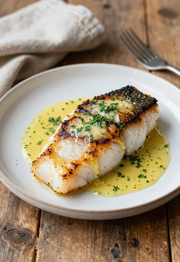 16 Mediterranean Sea Bass Recipes Restaurant-Style - 5. Pan-Seared Sea Bass with Herb Butter 1
