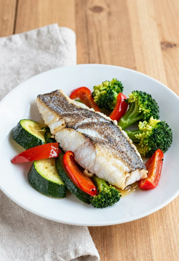 16 Mediterranean Sea Bass Recipes Restaurant-Style - 8. Mediterranean Sea Bass with Roasted Vegetables 1