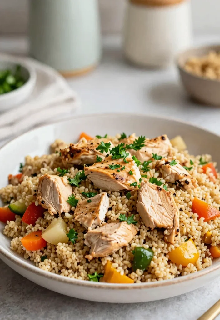 16 One-Pan Mediterranean Chicken Recipes - 6. One-Pan Mediterranean Chicken and Quinoa 1