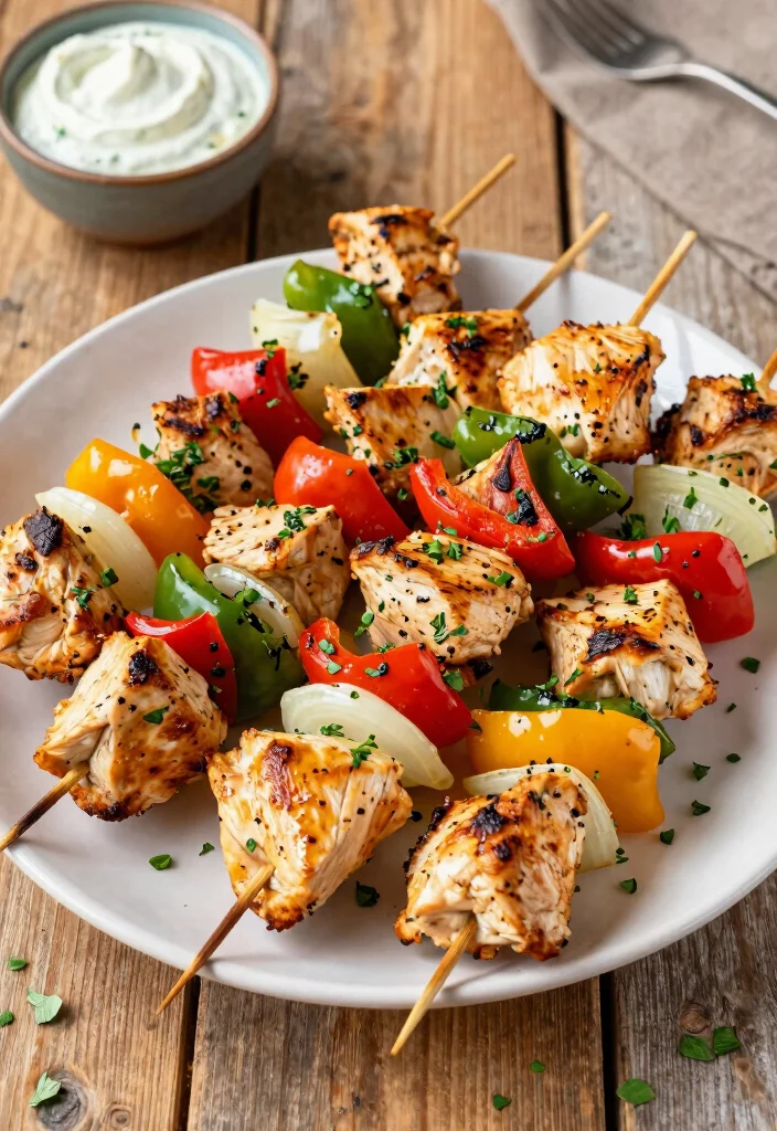 16 One-Pan Mediterranean Chicken Recipes - 9. One-Pan Mediterranean Chicken Kebabs 1