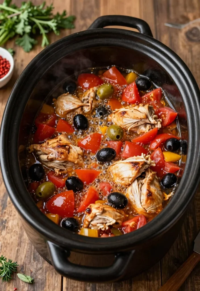 16 Slow Cooker Greek Chicken Mediterranean Diet Recipes - 13. Slow Cooker Mediterranean Chicken 1