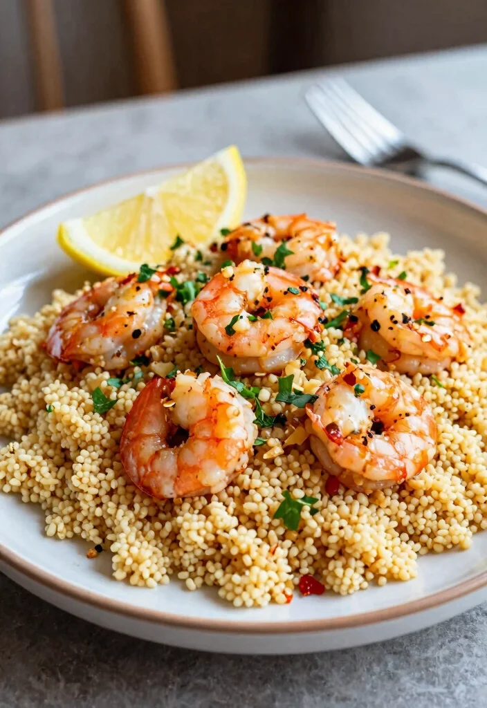 16 Weight Watchers Mediterranean Recipes That Fit Your Plan - 10. Spicy Shrimp and Couscous 1