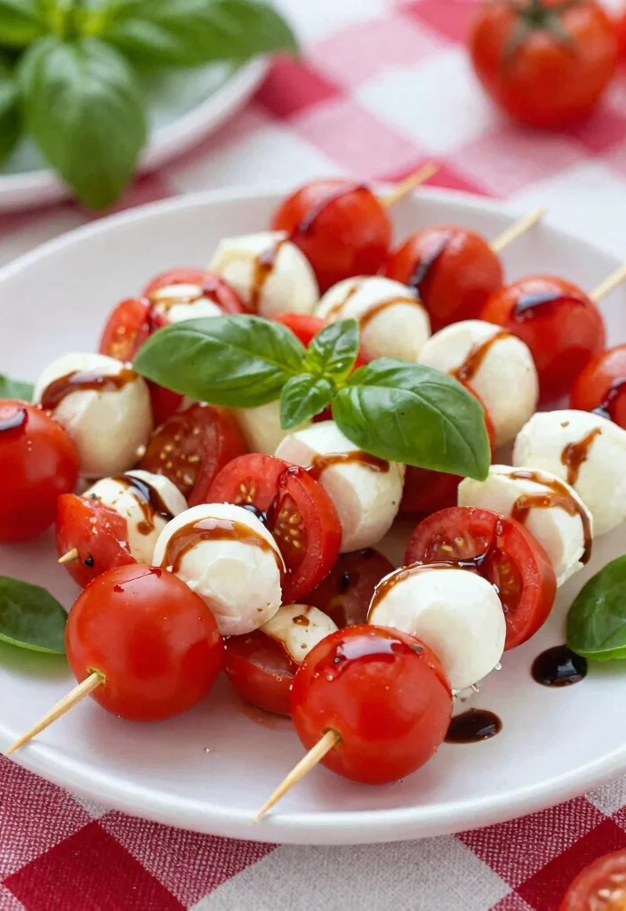16 Weight Watchers Mediterranean Recipes That Fit Your Plan - 12. Caprese Salad Skewers 1