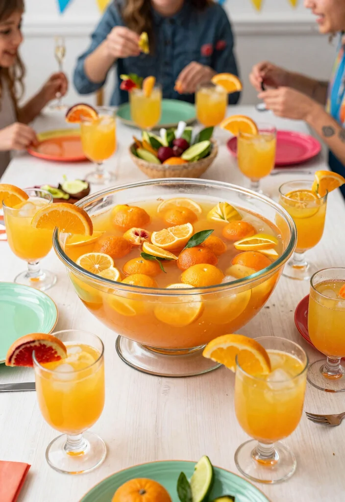 17 Absolut Mandarin Vodka Cocktail Recipes You’ll Love - 10. Mandarin Punch 1