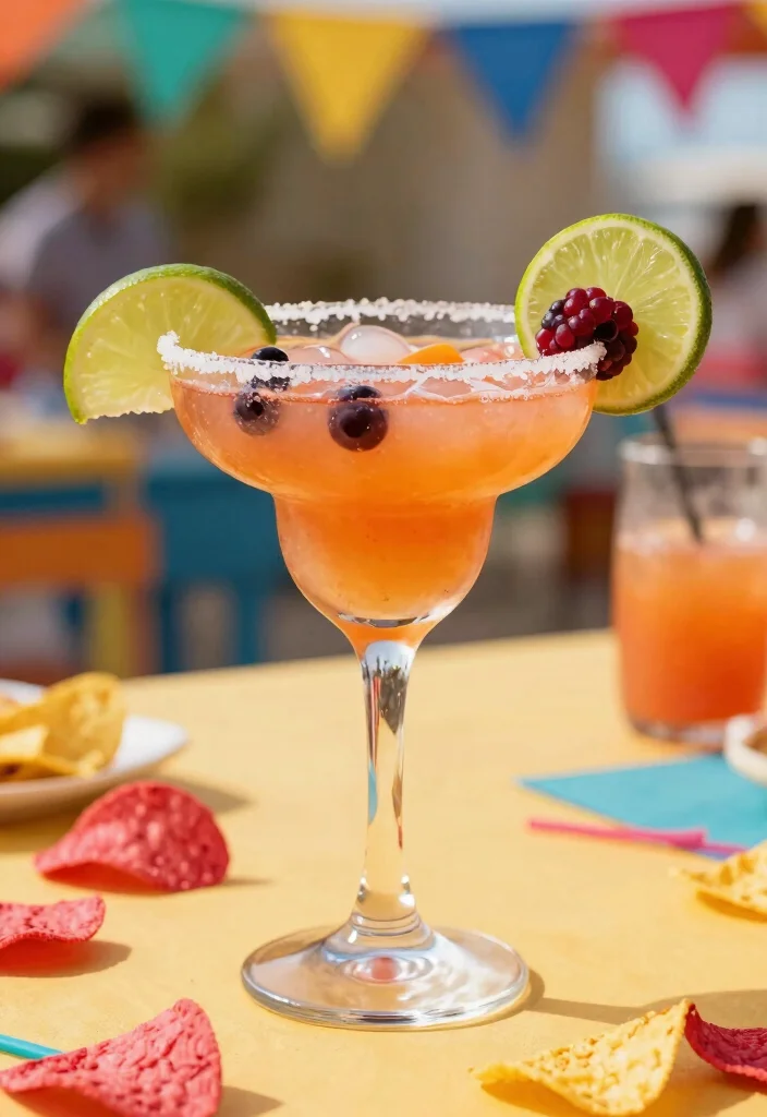 17 Absolut Mandarin Vodka Cocktail Recipes You’ll Love - 12. Mandarin Berry Margarita 1