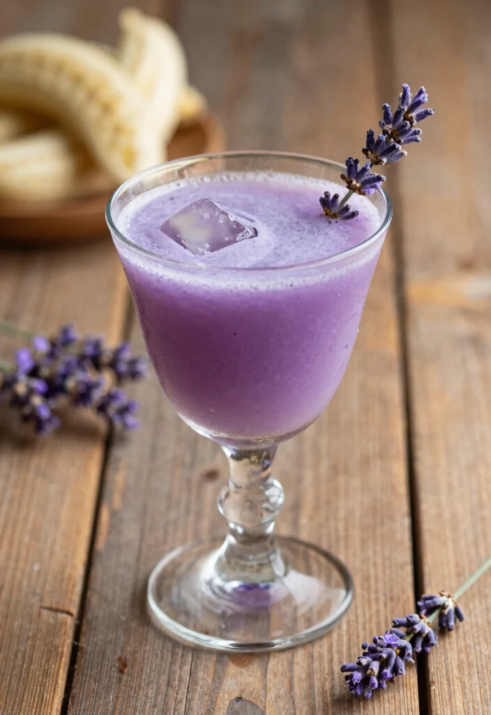 17 Banana Bread Old Fashioned Cocktail Recipes Cozy Style - 15. Lavender Banana Old Fashioned 1