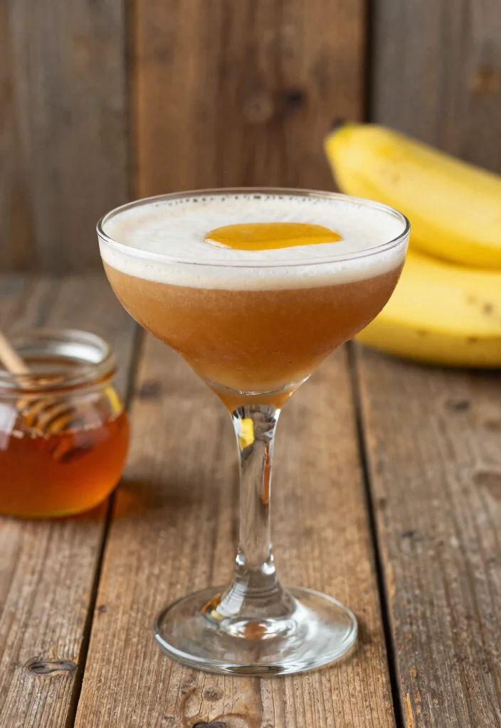 17 Banana Bread Old Fashioned Cocktail Recipes Cozy Style - 16. Honey Banana Old Fashioned 1