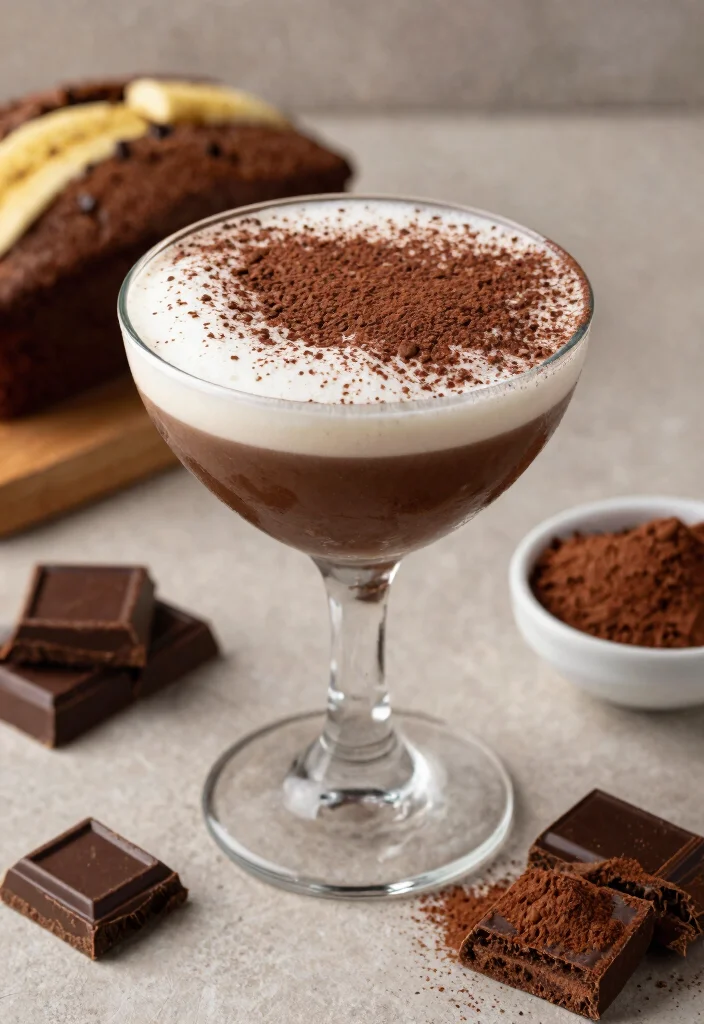 17 Banana Bread Old Fashioned Cocktail Recipes Cozy Style - 6. Chocolate Banana Bread Old Fashioned 1