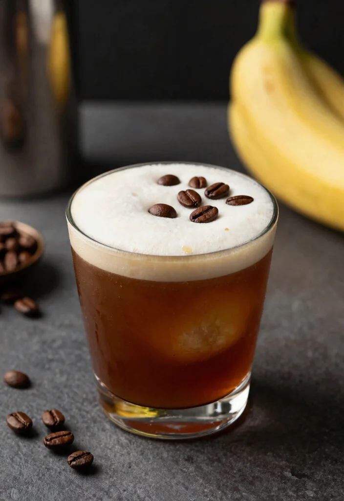 17 Banana Old Fashioned Cocktail Recipes You Must Try - 17. Espresso Banana Old Fashioned 1