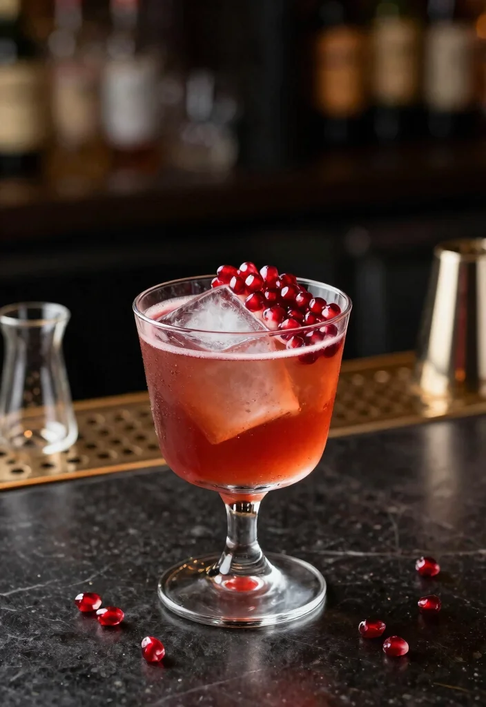 17 Batch Old Fashioned Cocktail Recipes for Easy Hosting - 12. Pomegranate Old Fashioned 1