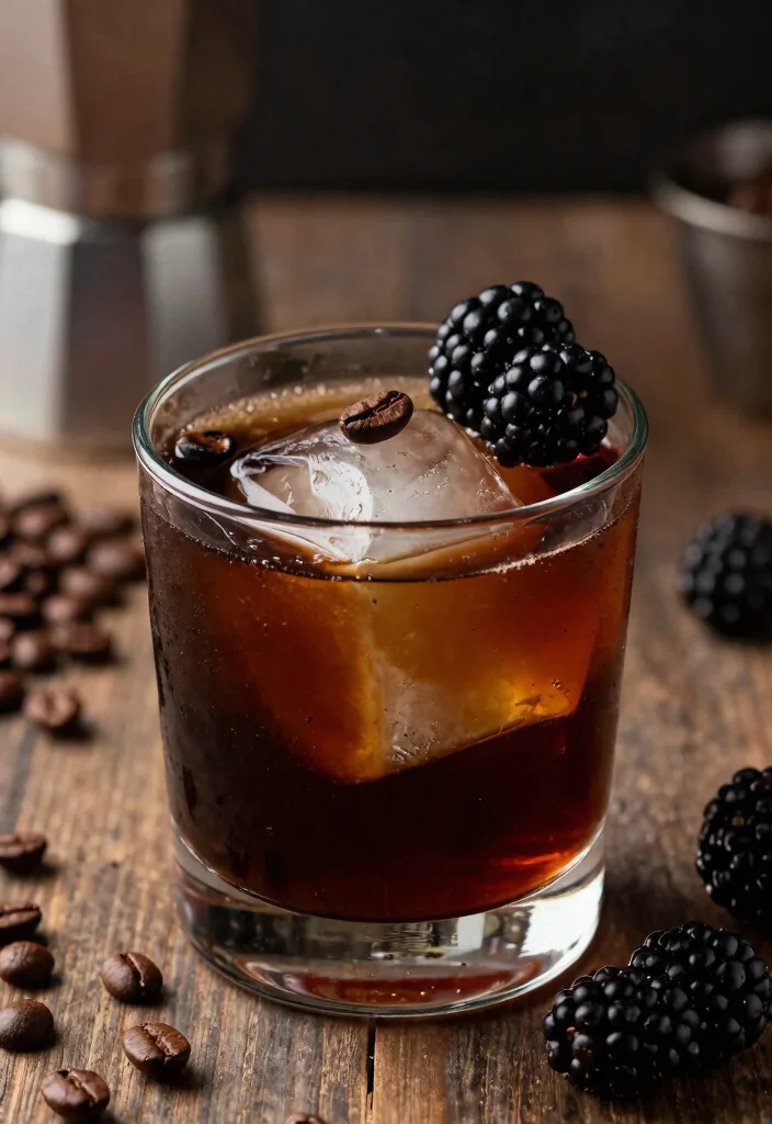 17 Blackberry Old Fashioned Cocktail Recipes Fruity & Bold - 16. Blackberry Espresso Old Fashioned 1