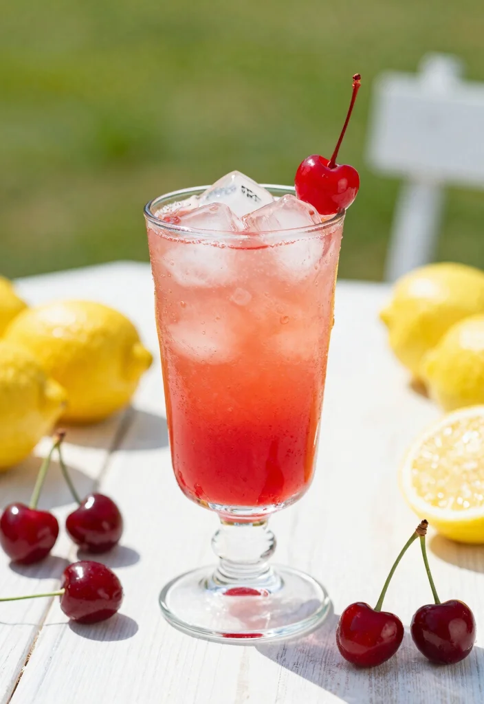 17 Cherry Old Fashioned Cocktail Recipes with Classic Flavor - 11. Cherry Lemonade Old Fashioned 1
