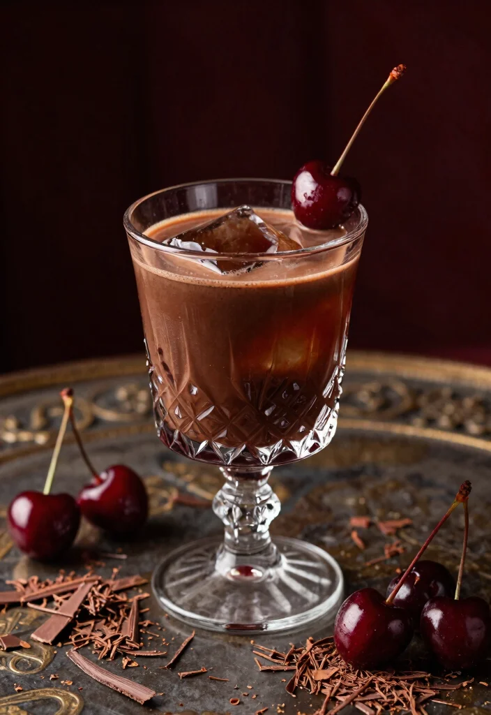17 Cherry Old Fashioned Cocktail Recipes with Classic Flavor - 12. Chocolate Cherry Old Fashioned 1