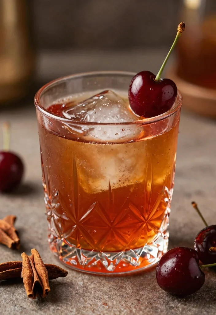 17 Cherry Old Fashioned Cocktail Recipes with Classic Flavor - 17. Cherry Cardamom Old Fashioned 1