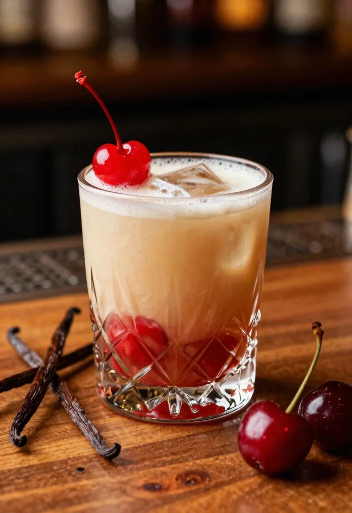 17 Cherry Old Fashioned Cocktail Recipes with Classic Flavor - 4. Cherry Vanilla Old Fashioned 1
