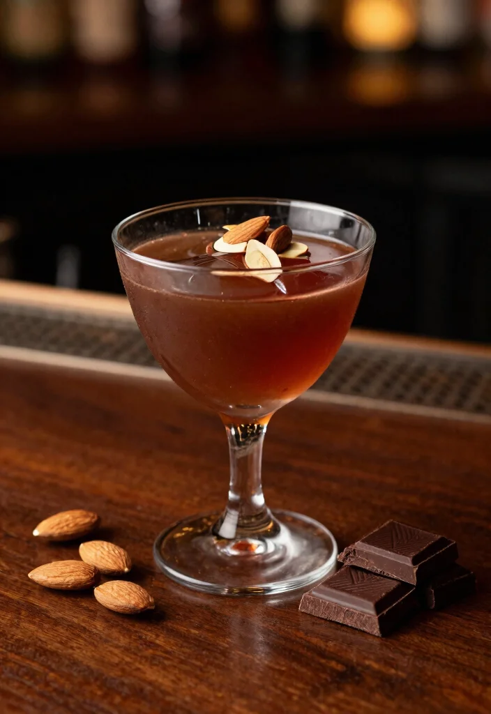 17 Chocolate Old Fashioned Cocktail Recipes for Dessert Fans - 12. Almond Chocolate Old Fashioned 1