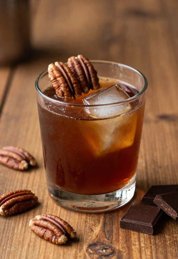 17 Chocolate Old Fashioned Cocktail Recipes for Dessert Fans - 14. Pecan Chocolate Old Fashioned 1