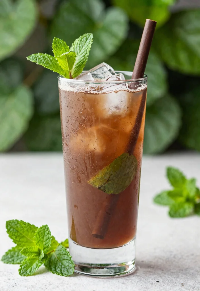 17 Chocolate Old Fashioned Cocktail Recipes for Dessert Fans - 17. Chocolate Mint Mojito Old Fashioned 1
