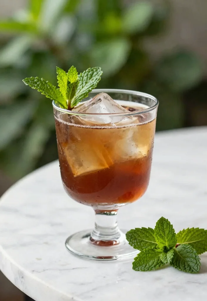17 Chocolate Old Fashioned Cocktail Recipes for Dessert Fans - 3. Mint Chocolate Old Fashioned 1