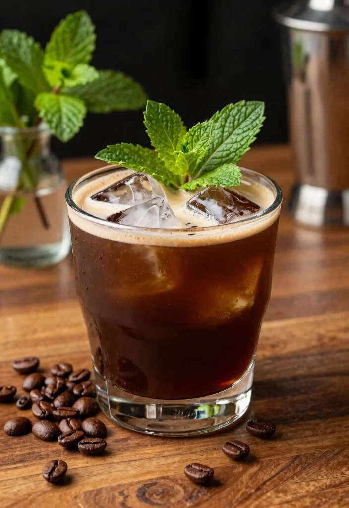 17 Coffee Old Fashioned Cocktail Recipes Bold & Smooth - 8. Mint Coffee Old Fashioned 1
