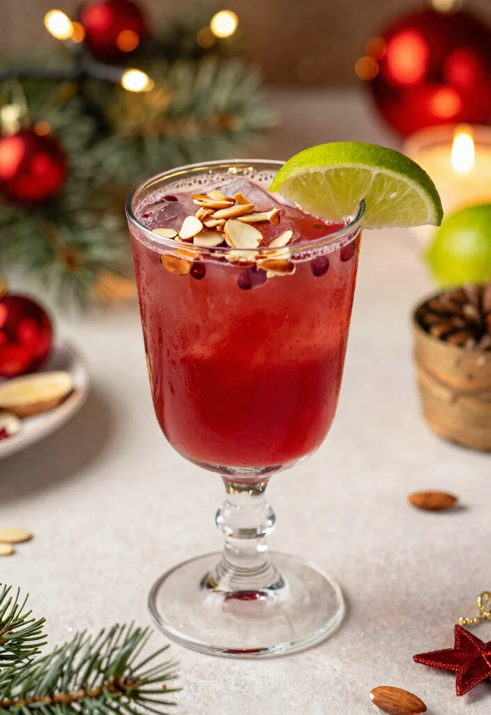 17 Cranberry Paloma Cocktail Tequila Recipes Any Season - 12. Cranberry Almond Paloma 1