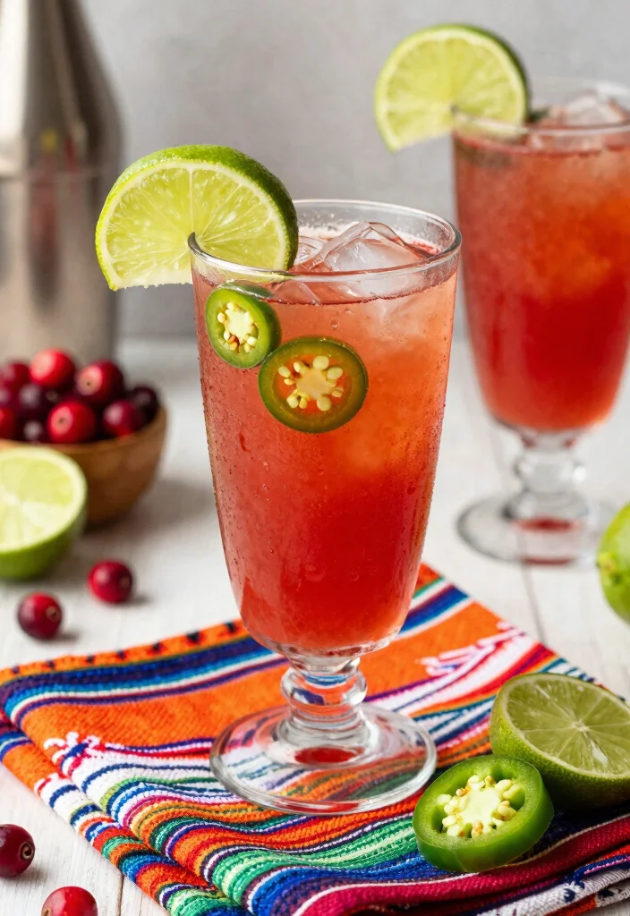 17 Cranberry Paloma Cocktail Tequila Recipes Any Season - 2. Spicy Cranberry Paloma 1