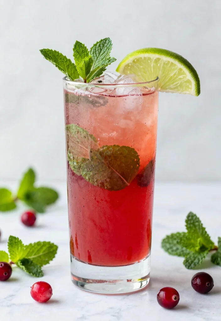 17 Cranberry Paloma Cocktail Tequila Recipes Any Season - 4. Cranberry Mint Paloma 1